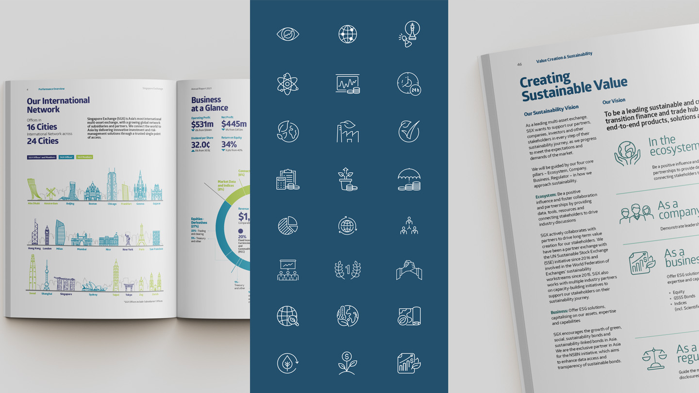 Financial Services ESG Reporting | Sustainability Report Design Hong Kong